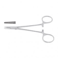 Halsey Needle Holder Serrated Jaws Stainless Steel, 13.5 cm - 5 1/4"